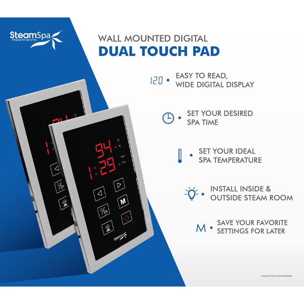 Dual Touch Control Panel